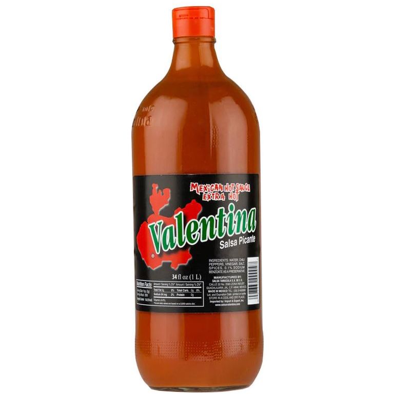 VALENTINA: Black Label Hot Sauce, 34 oz