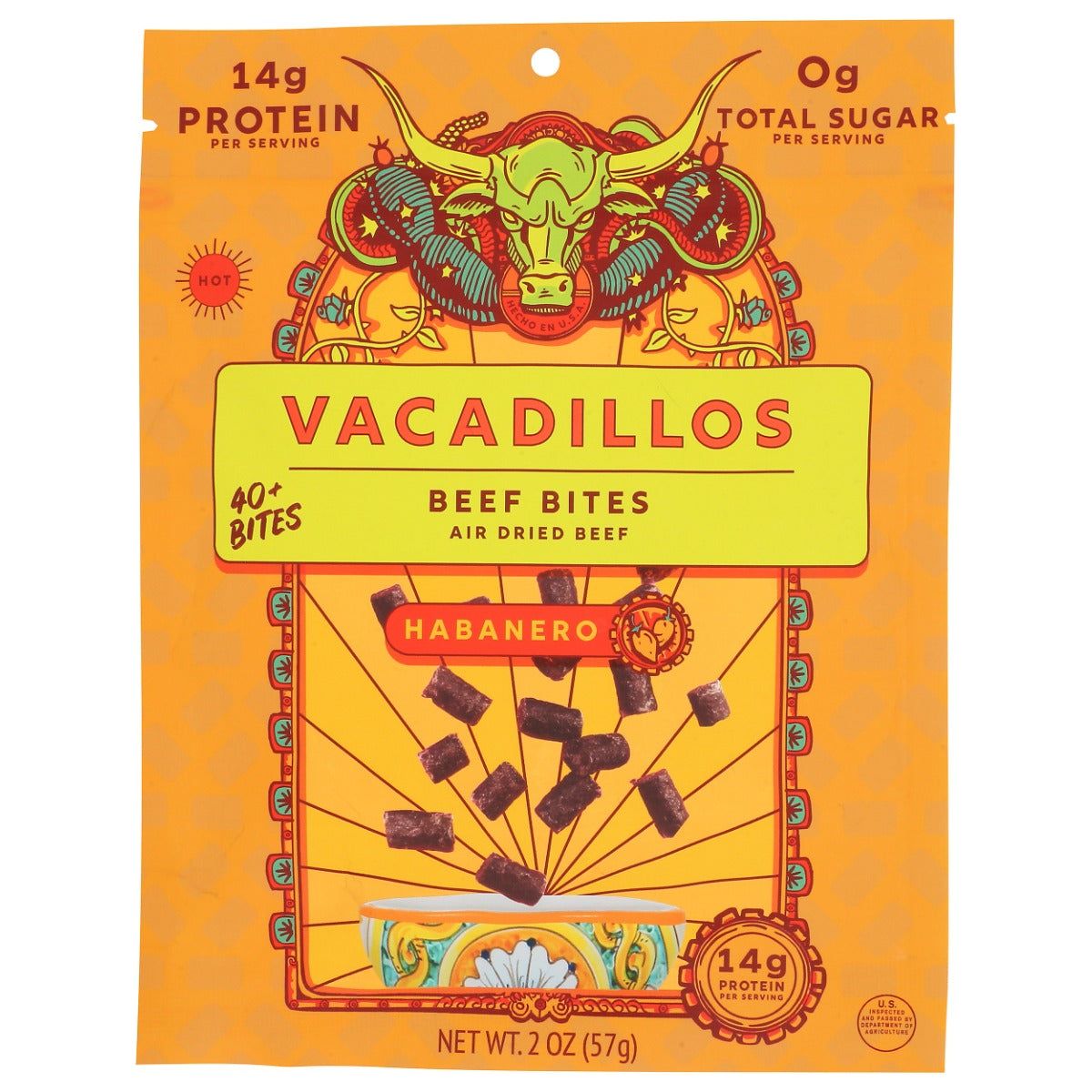 VACADILLOS: Habanero Bites, 2 oz