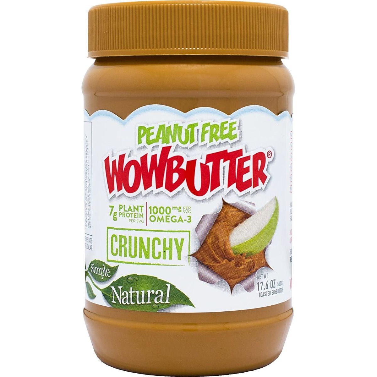 WOWBUTTER: Peanut Free Crunchy, 17.6 oz