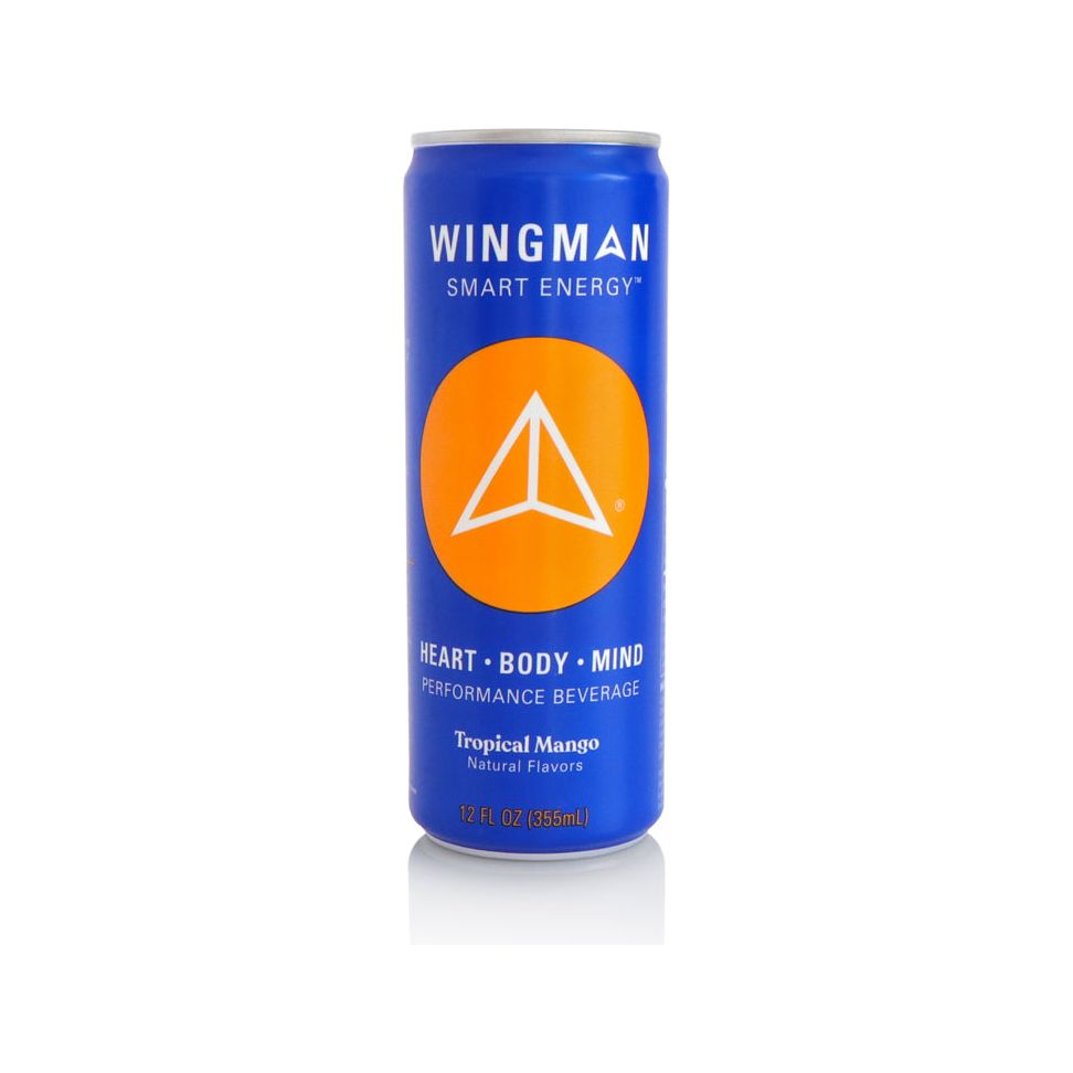 WINGMAN SMART ENERGY: Tropical Mango Performance Beverage, 12 fo