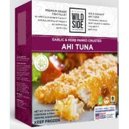 WILD SIDE: Garlic Herb Panko Crusted Ahi Tuna, 16 oz