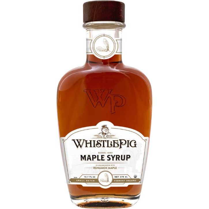 RUNAMOK MAPLE: WhistlePig Rye Whiskey Barrel Aged Maple Syrup, 12.7 fo