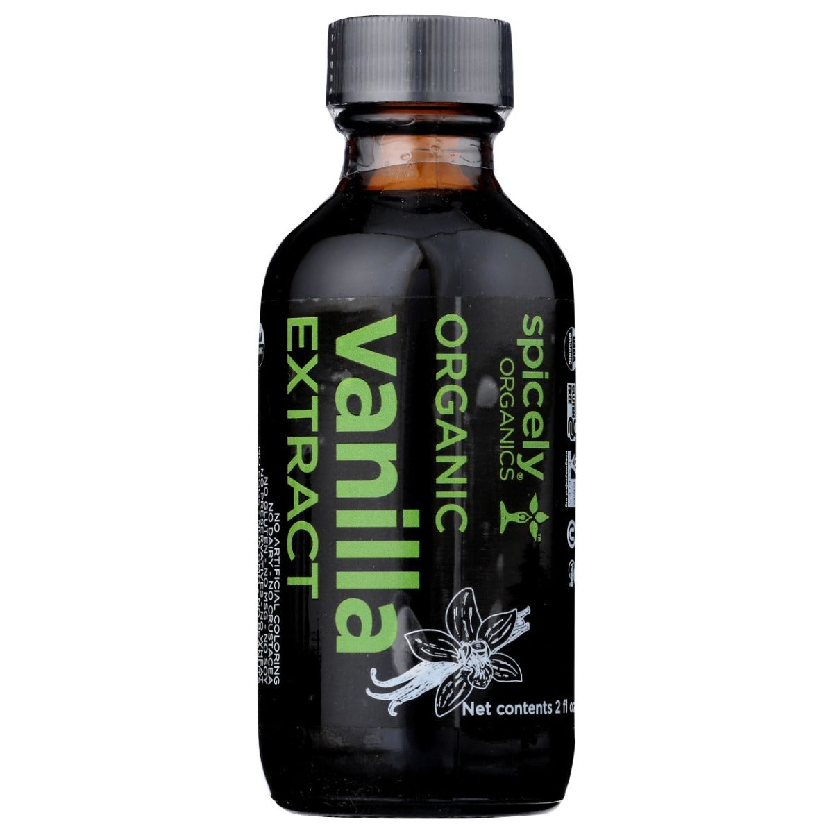 SPICELY ORGANICS: Organic Vanilla Extract, 2 fo
