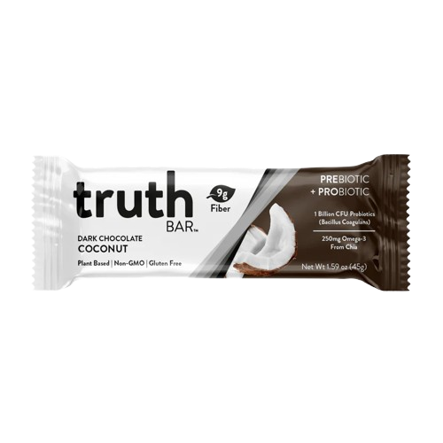 TRUTH BAR: Dark Chocolate Coconut Bar, 1.59 oz