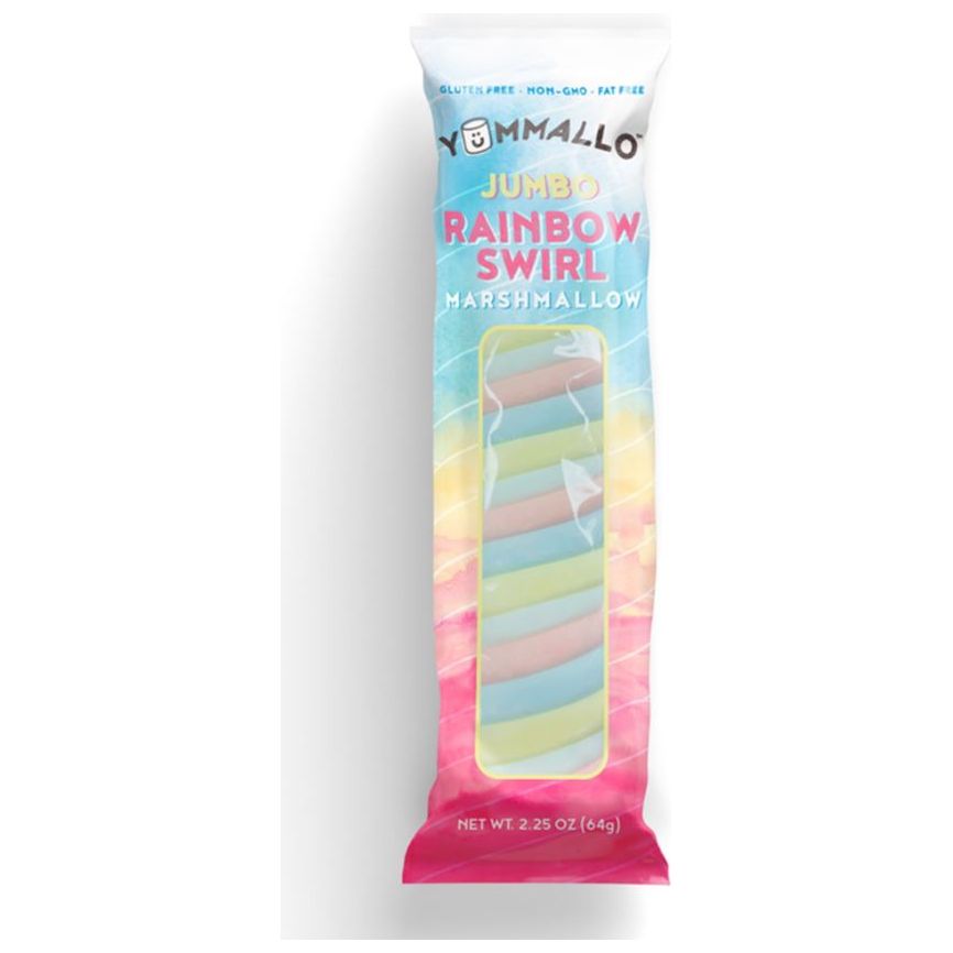 YUMMALLO: Rainbow Jumbo Swirl Marshmallow, 2 oz