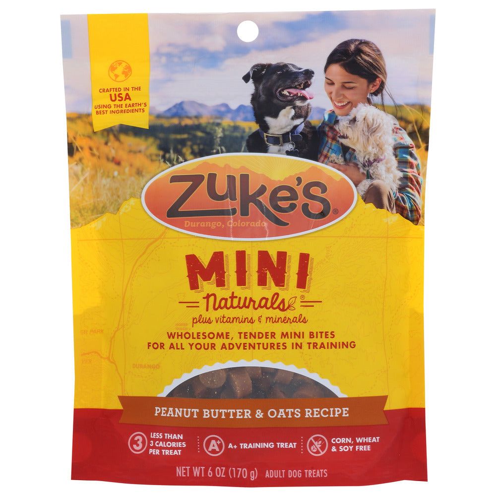 ZUKES: Dog Treat Ntrl Pnut Bttr Mini, 6 oz