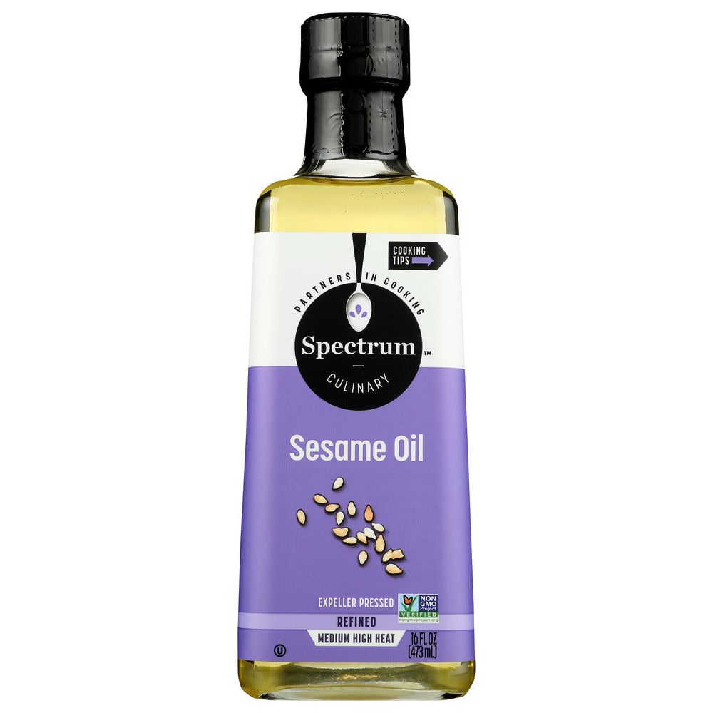 SPECTRUM NATURALS: Sesame Oil Refined, 16 fo