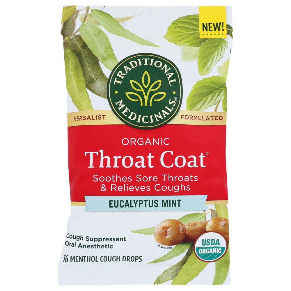 TRADITIONAL MEDICINALS: Lozenge Eucalyptus Mint, 16 pc