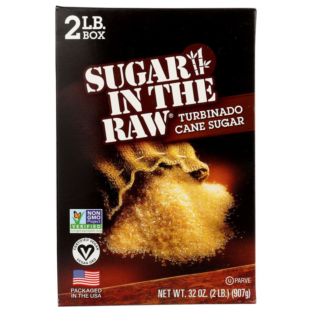 SUGAR IN THE RAW: Natural Cane Turbinado Sugar, 2 lb