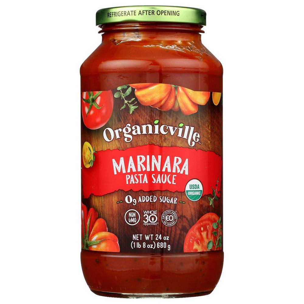 ORGANICVILLE: Sauce Pasta Marinara, 24 oz