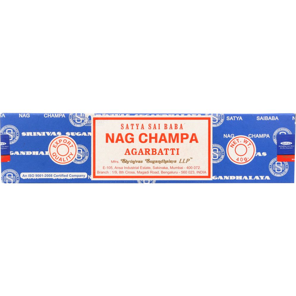 SAI BABA: Incense Nag Champa, 40 gm