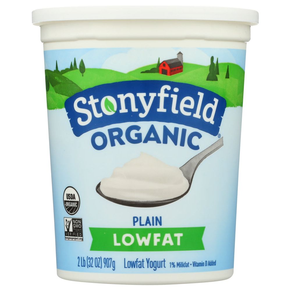 STONYFIELD: Farm Organic Lowfat Plain Yogurt, 32 oz