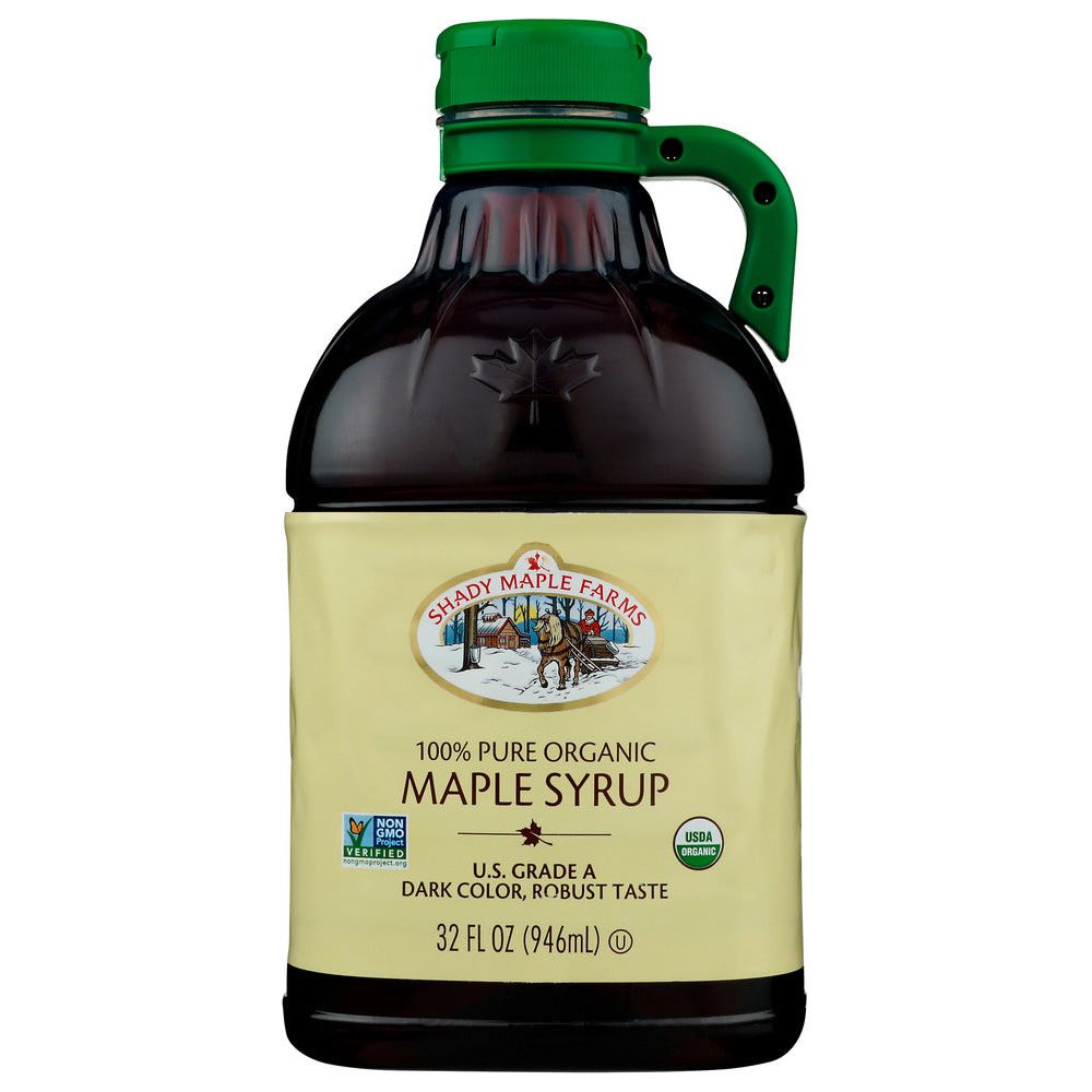 SHADY MAPLE FARMS: Organic Maple Syrup Grade A, 32 oz