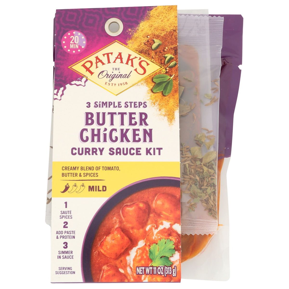 PATAKS: Butter Chicken 3 Step, 11 oz