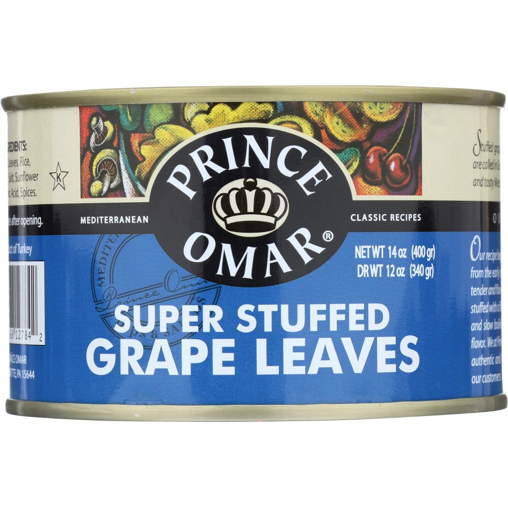 PRINCE OMAR: Grape Leaf Stuffed, 14 oz