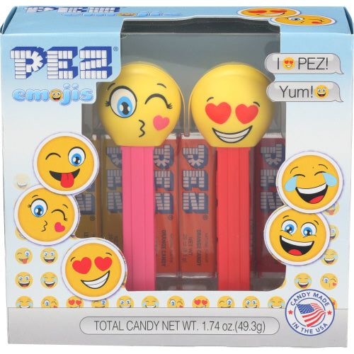 PEZ: Dspnsr Emojis Twn Pk Val, 1.74 oz