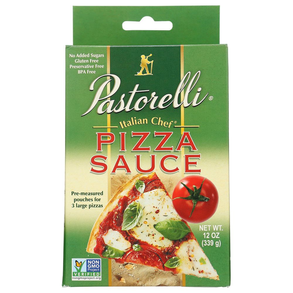 PASTORELLI: Sauce Pizza Ital Chf 3Pk Pouches, 15 oz