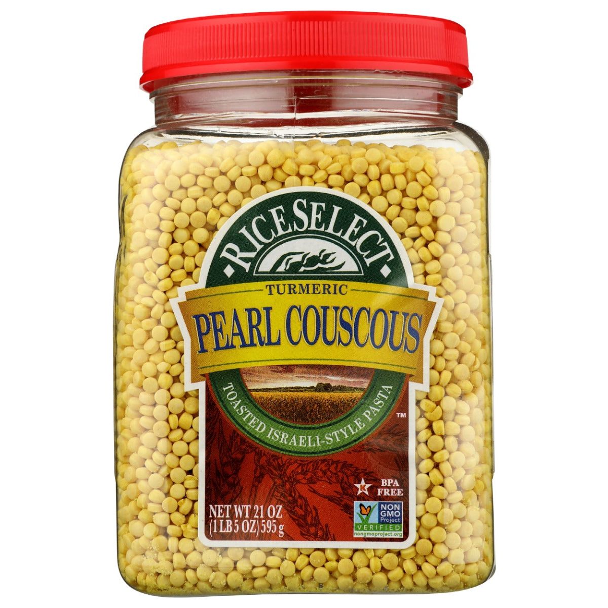 RICESELECT: Pearl Couscous Turmeric, 21 oz