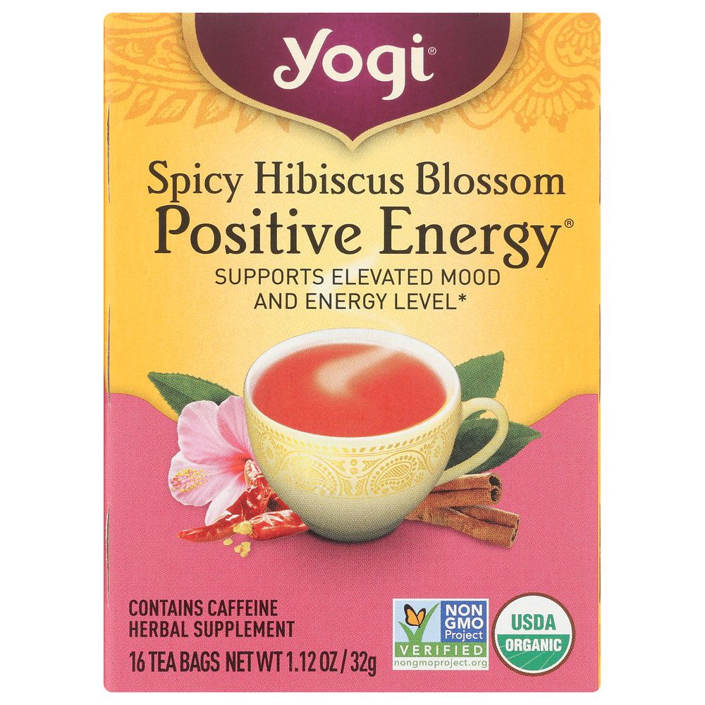 YOGI TEAS: Spicy Hibiscus Tea Organic, 16 bg