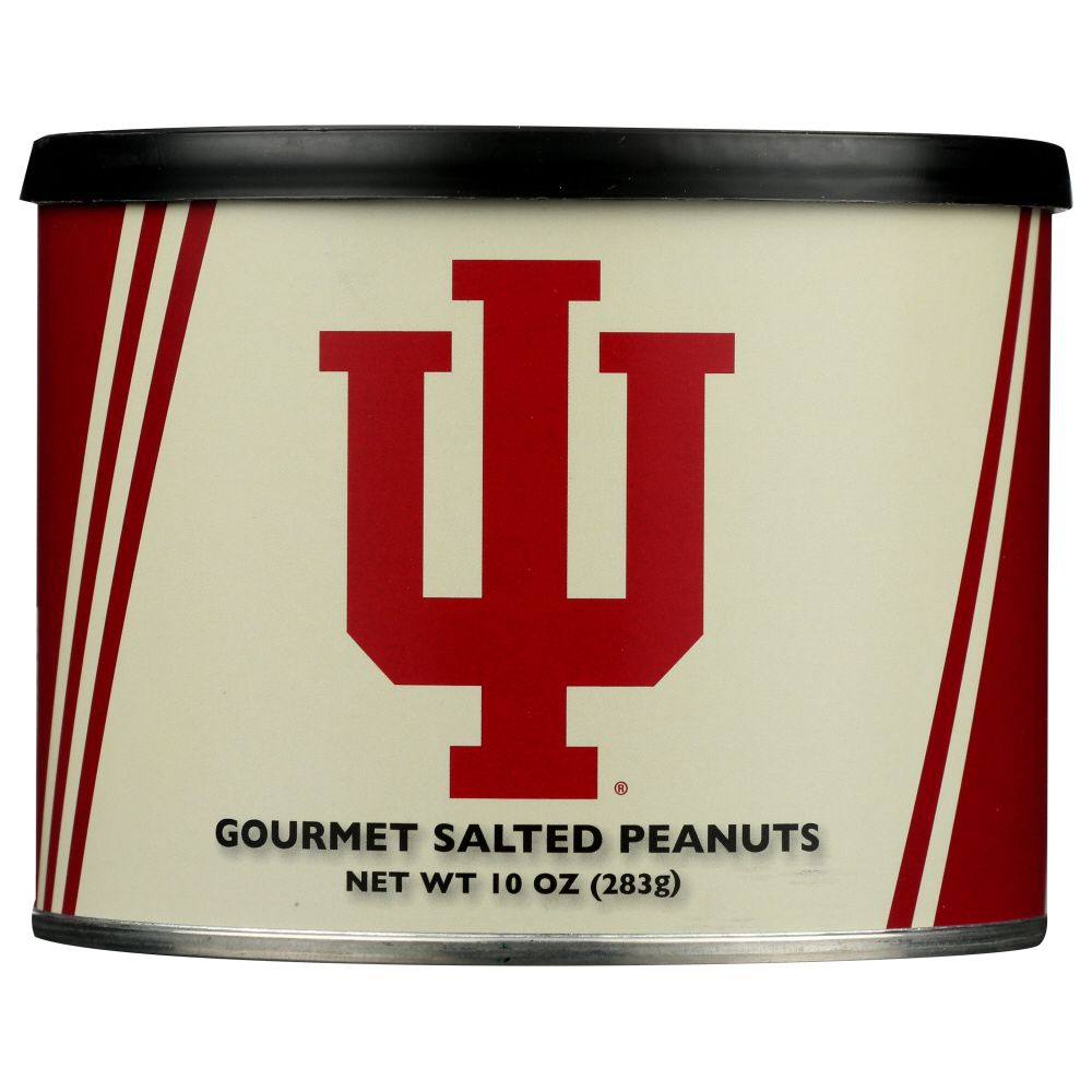VIRGINIA PEANUT: Indiana University Gourmet Salted Peanuts, 10 oz