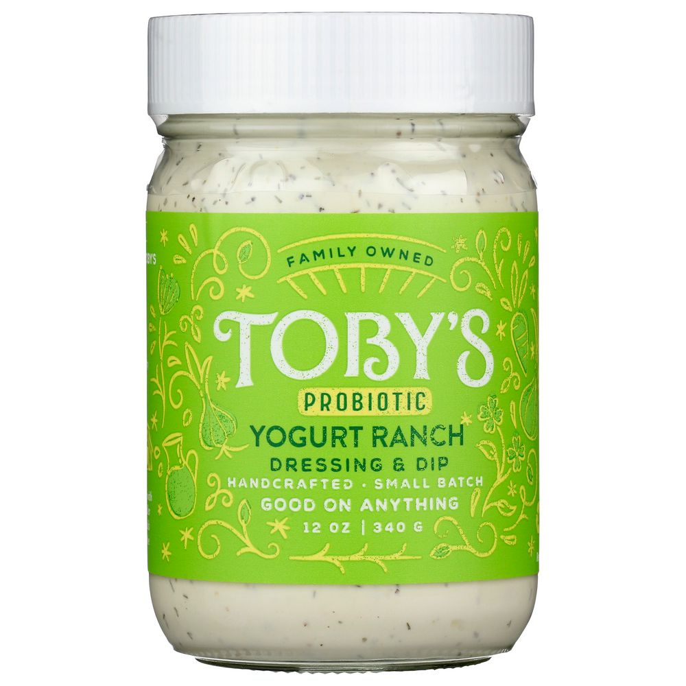 TOBYS: Probiotic Yogurt Ranch Dressing And Dip, 12 oz