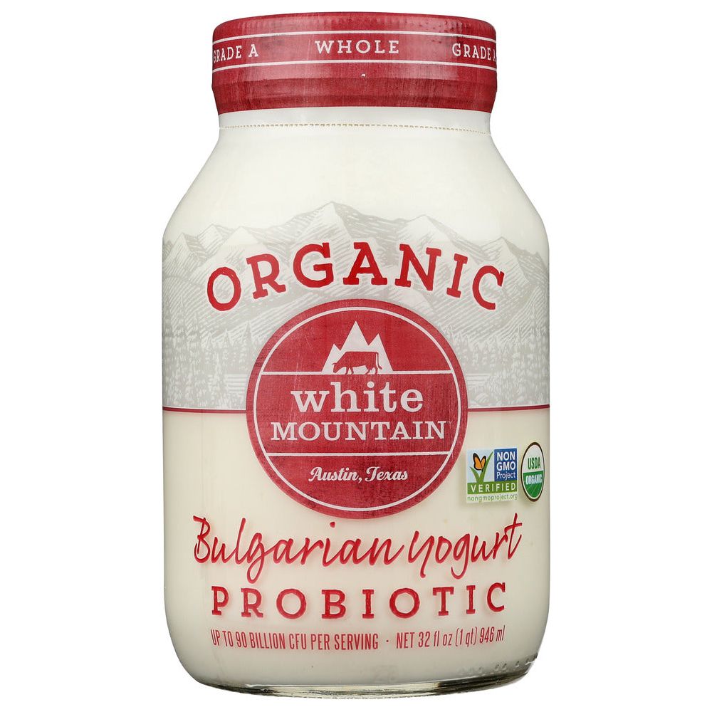 WHITE MOUNTAIN: Organic Bulgarian Probiotic Yogurt, 32 oz