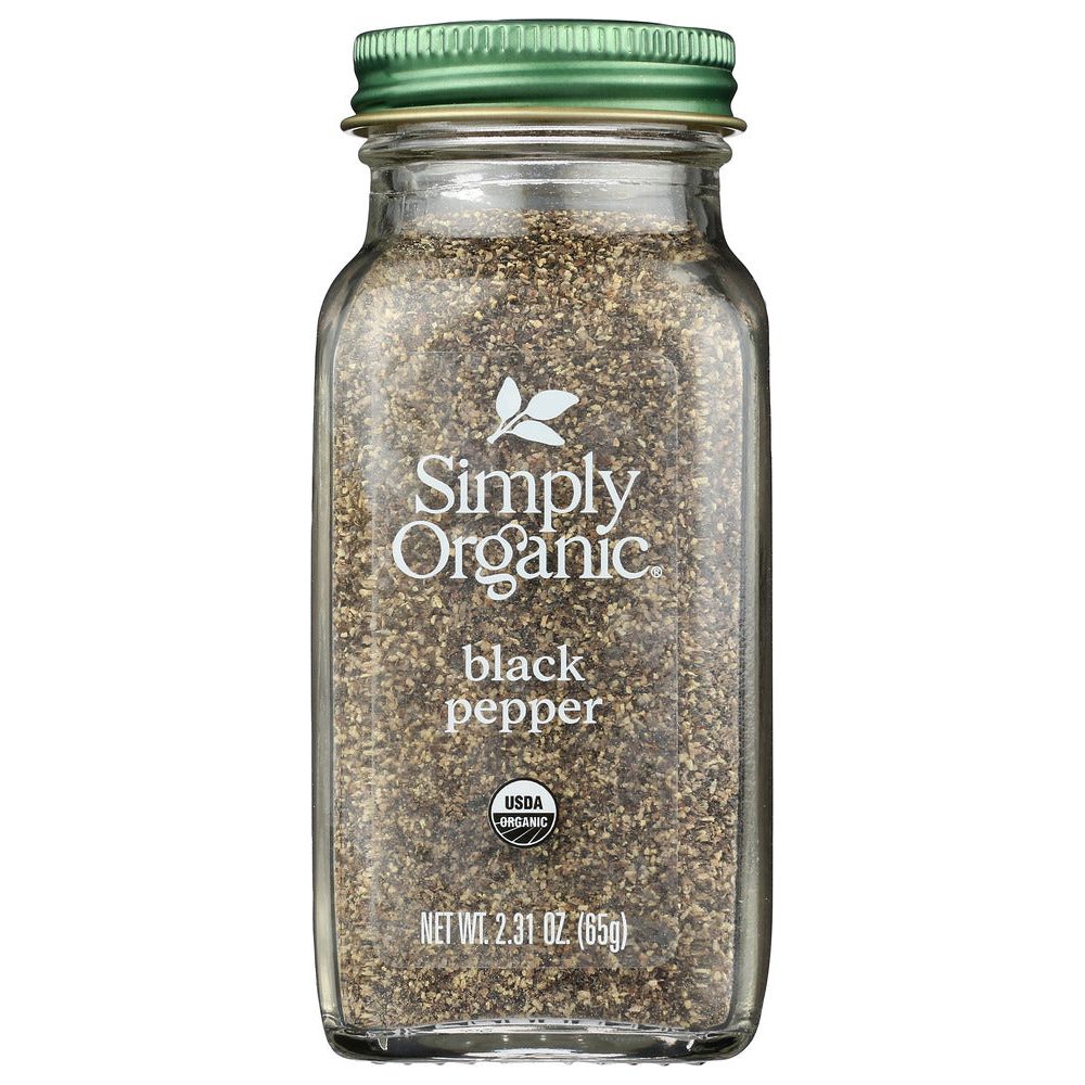 SIMPLY ORGANIC: Black Pepper, 2.31 Oz