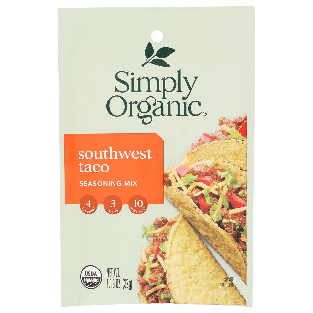 SIMPLY ORGANIC: Southwest Taco Seasoning, 1.13 Oz