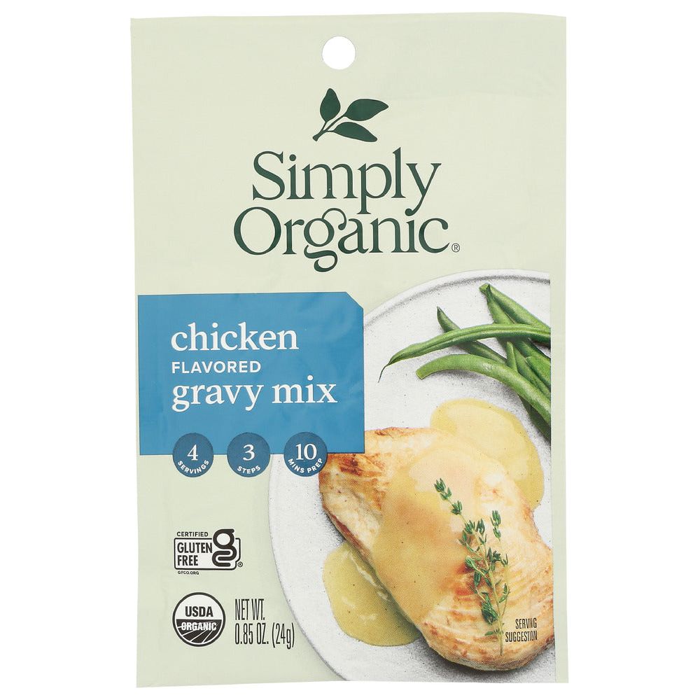 SIMPLY ORGANIC: Gravy Seasoning Mix Roasted Chicken, .85 Oz