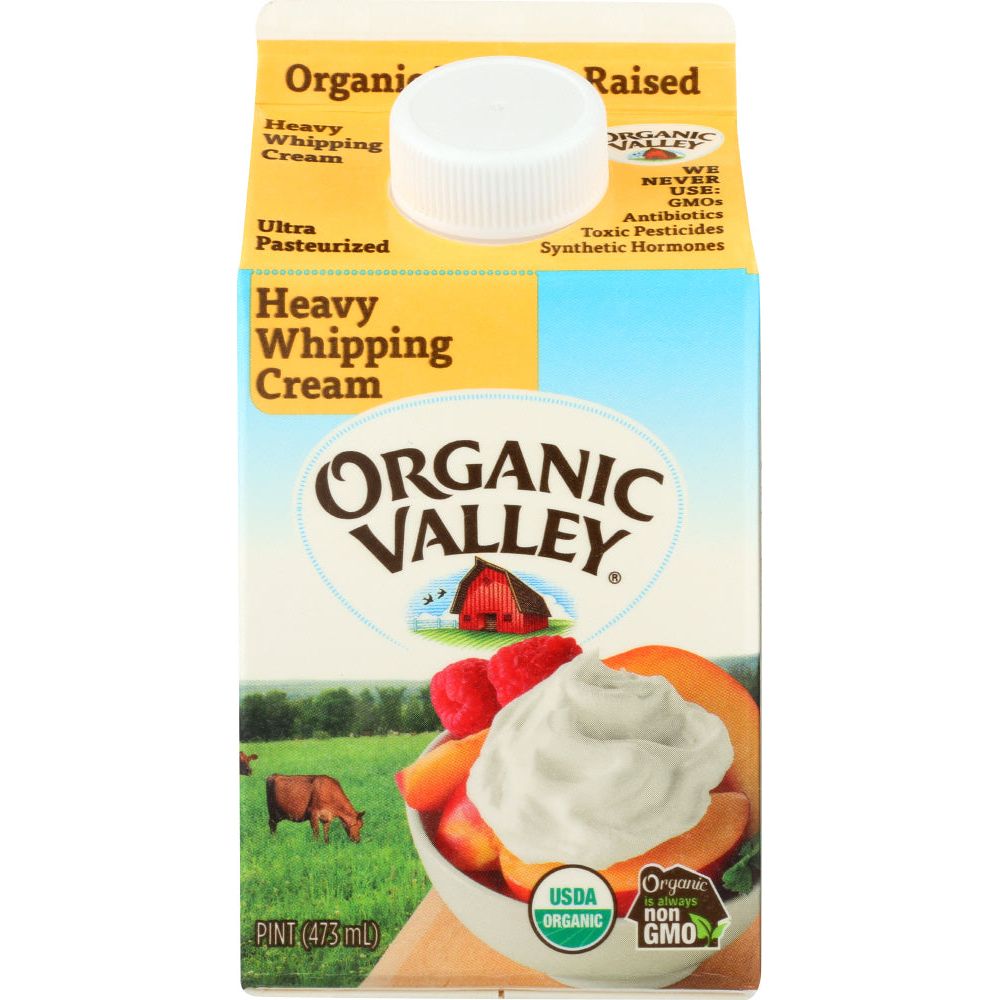 ORGANIC VALLEY: Heavy Whipping Cream, 16 oz