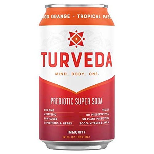TURVEDA: Soda Prebiotic Immunity, 12 fo