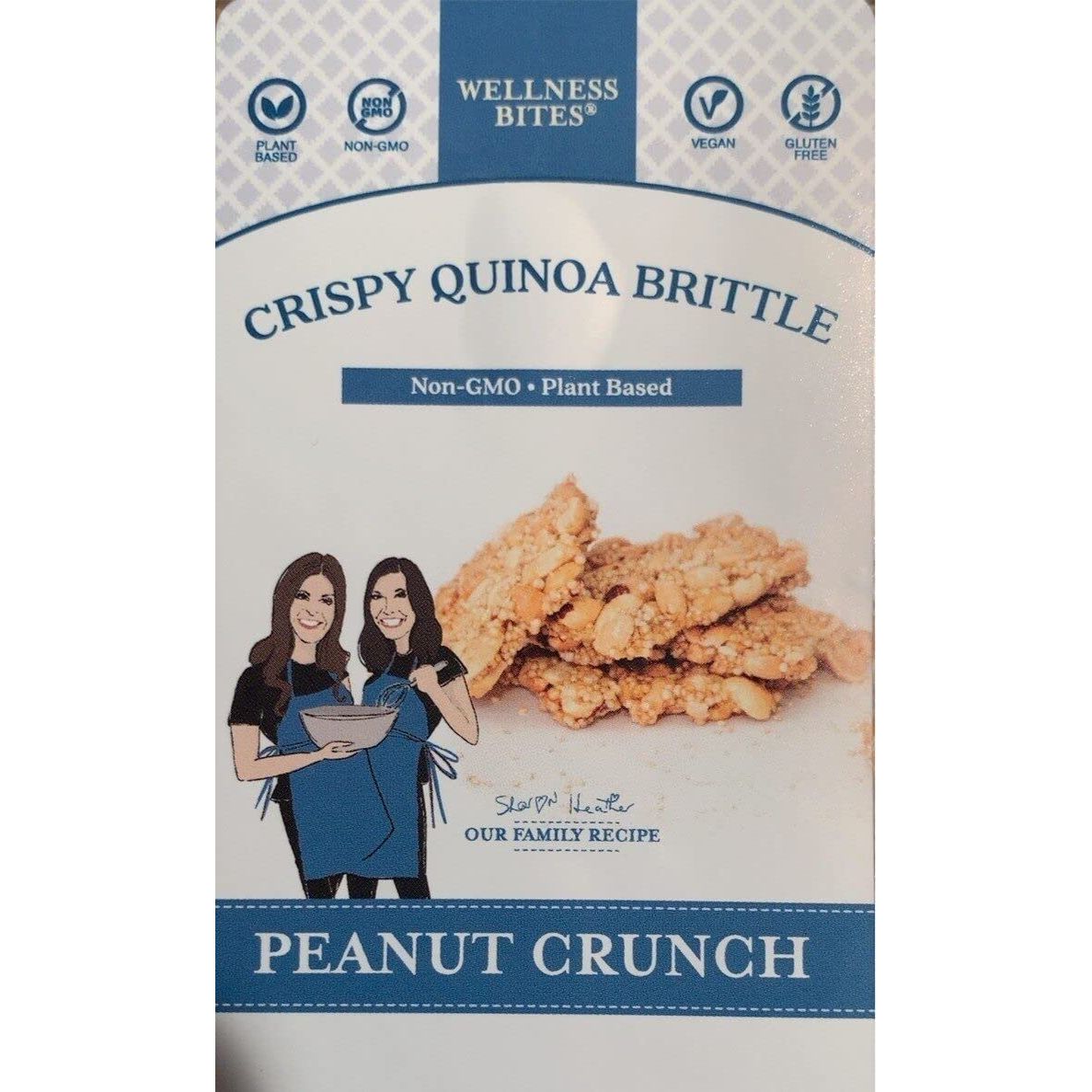 WELLNESS BITES: Brittle Quinoa Pnut Crnc, 5.5 OZ