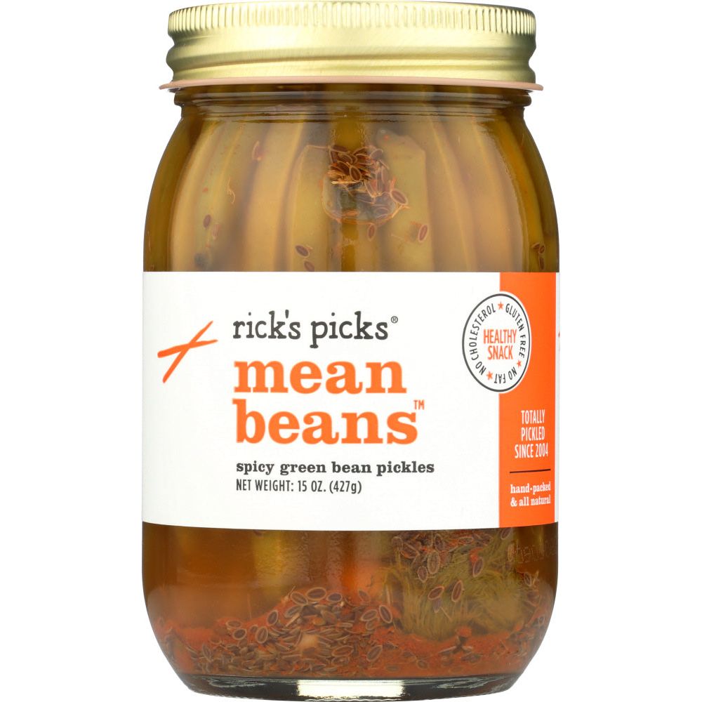 RICK'S PICKS: Mean Beans Spicy Green Bean Pickle, 15 oz