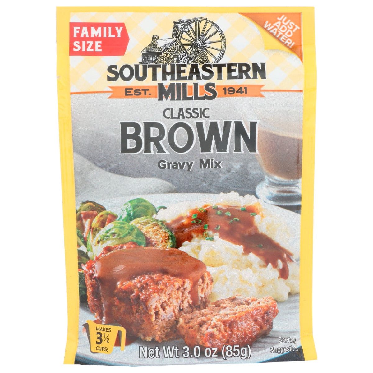 SOUTHEASTERN MILLS: Mix Gravy Clssc Brwn, 3 OZ