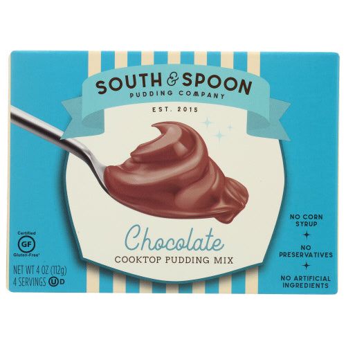 SOUTH AND SPOON: Pudding Mix Chocolate, 4 OZ