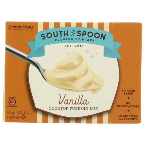 SOUTH AND SPOON: Pudding Mix Vanilla, 2.8 OZ