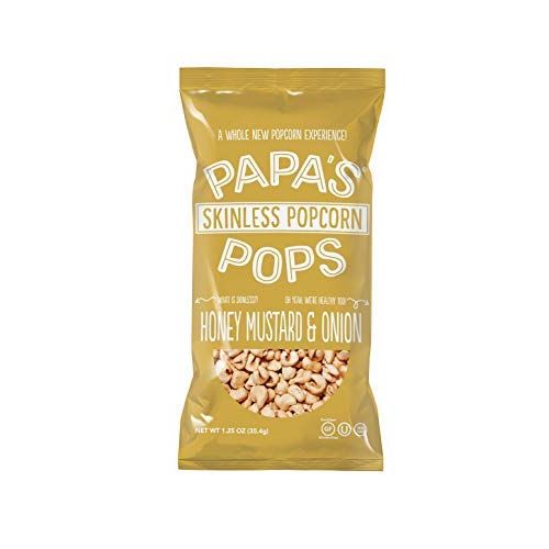 PAPAS POPS: Popcorn Hny Mstrd Onion, 1.25 oz