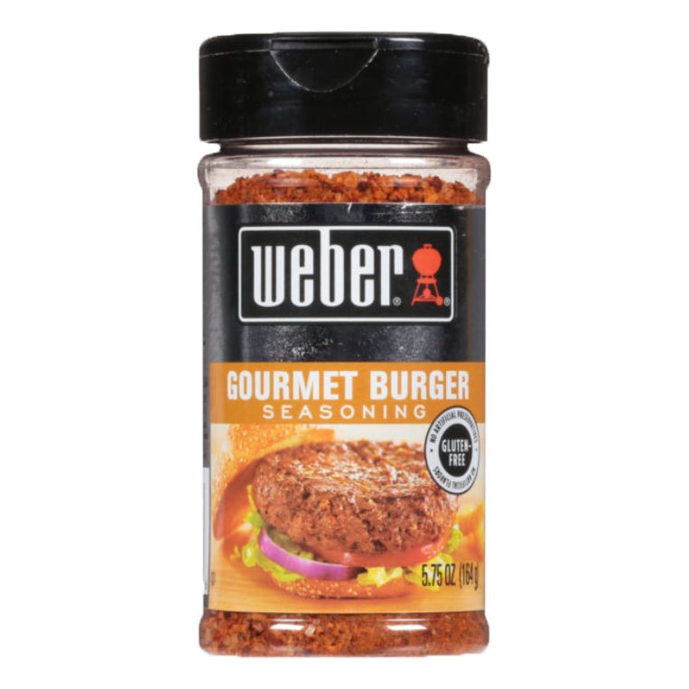 WEBER: Seasoning Burger Gourmet, 5.75 oz