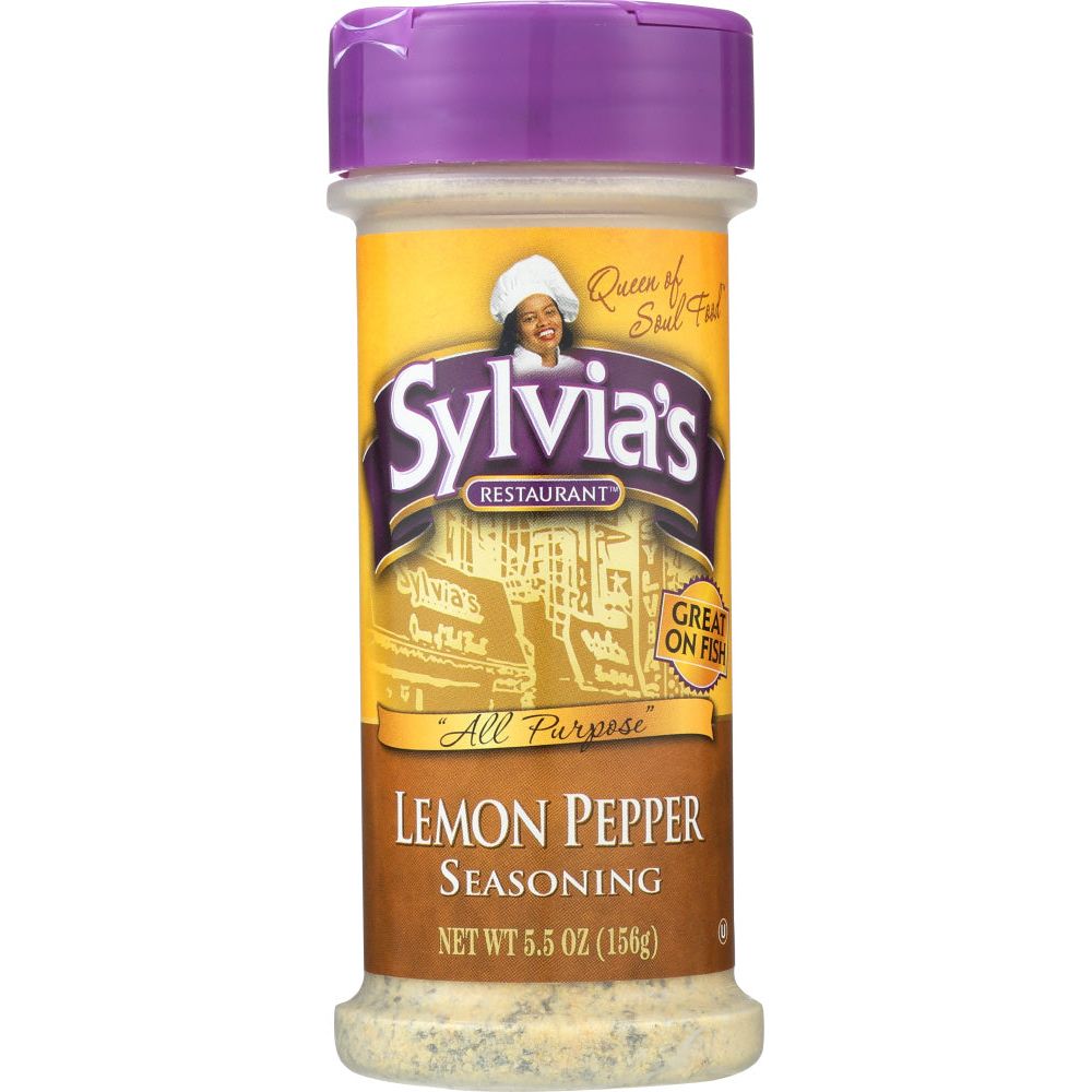 SYLVIAS: Ssnng Lemon Pepper, 5.5 oz