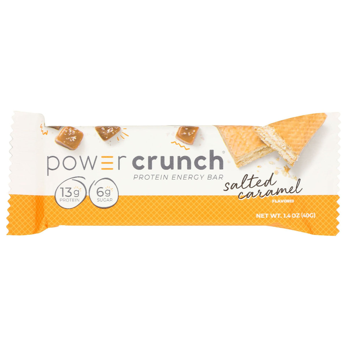 POWER CRUNCH: Bar Protein Salted Caramel, 40 gm