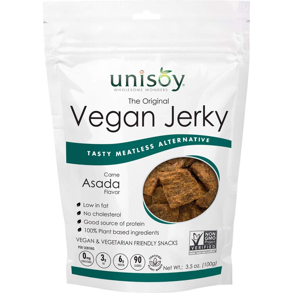 UNISOY: Jerky Vegan Carne Asada, 3.5 oz