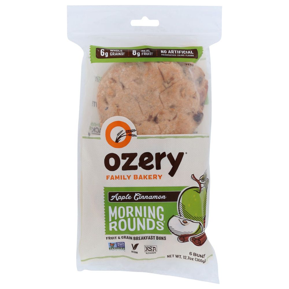 OZERY BAKERY: Morning Rounds Apple Cinnamon Bread, 12.7 oz