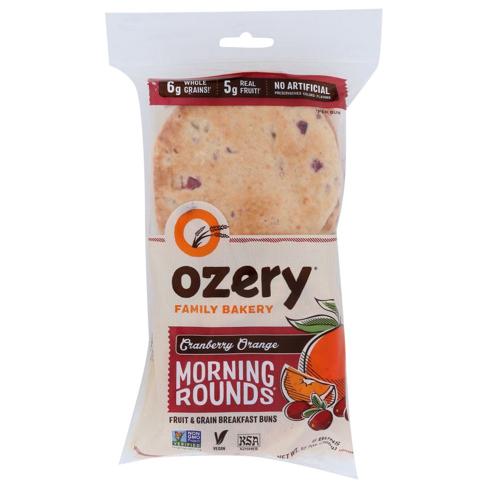 OZERY BAKERY: Morning Rounds Cranberry Orange Bread, 12.7 oz