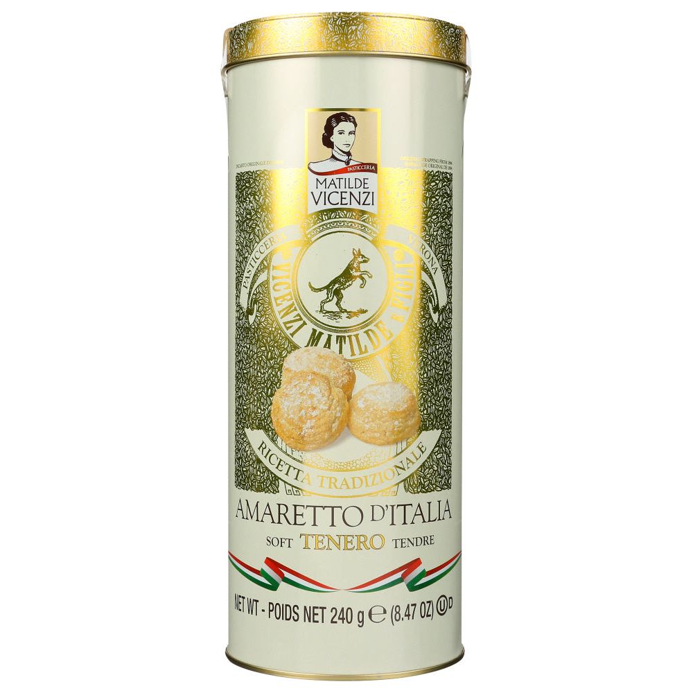 VICENZI: Cookie Amaretto Soft Tin, 8.47 oz