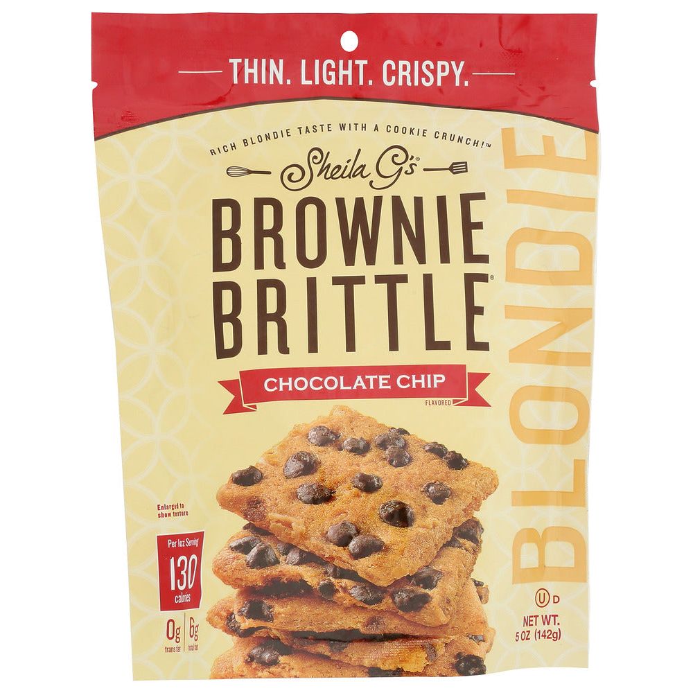 SHEILA GS: Chocolate Chip Blondies Cookie, 5 oz