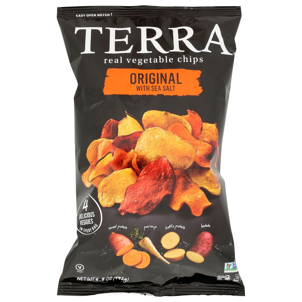 TERRA CHIPS: Original Vegetable Chips With Sea Salt, 6.8 oz