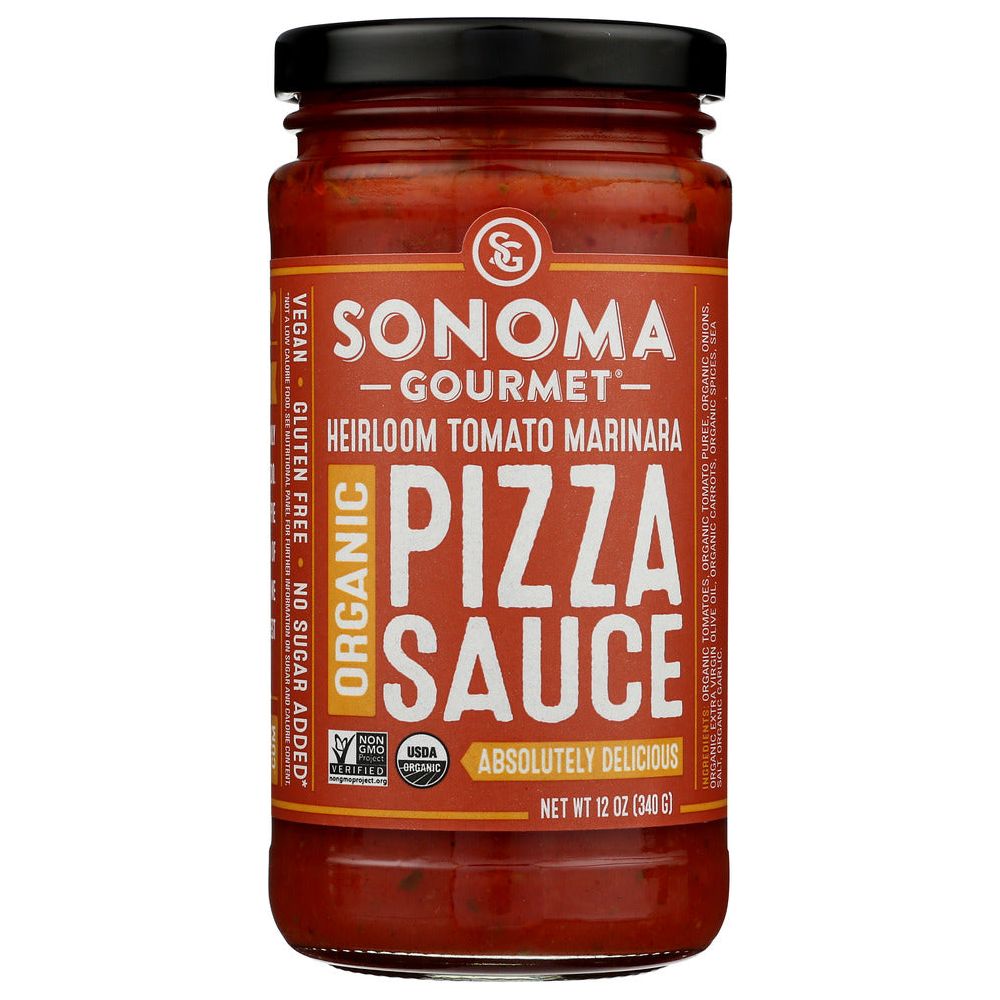SONOMA GOURMET: Heirloom Tomato Pizza Sauce, 12 oz