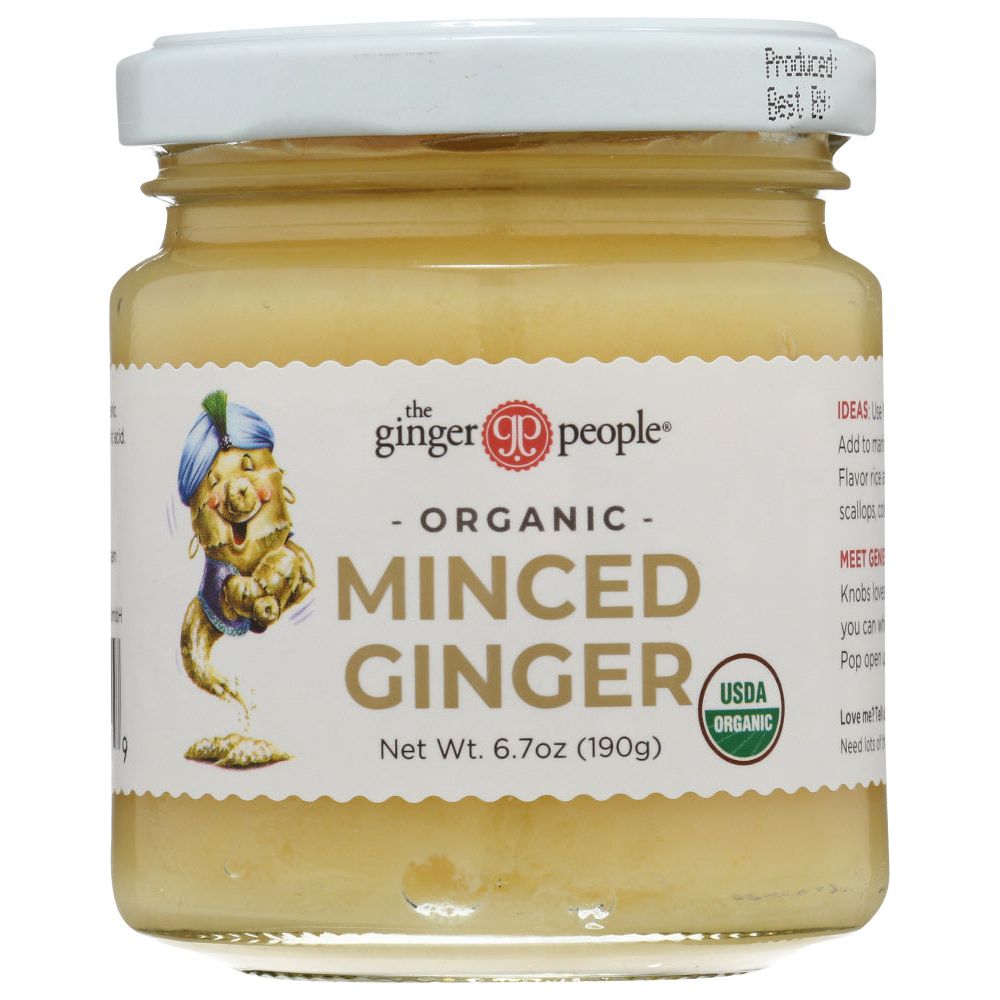 THE GINGER PEOPLE: Organic Minced Ginger, 6.7 Oz