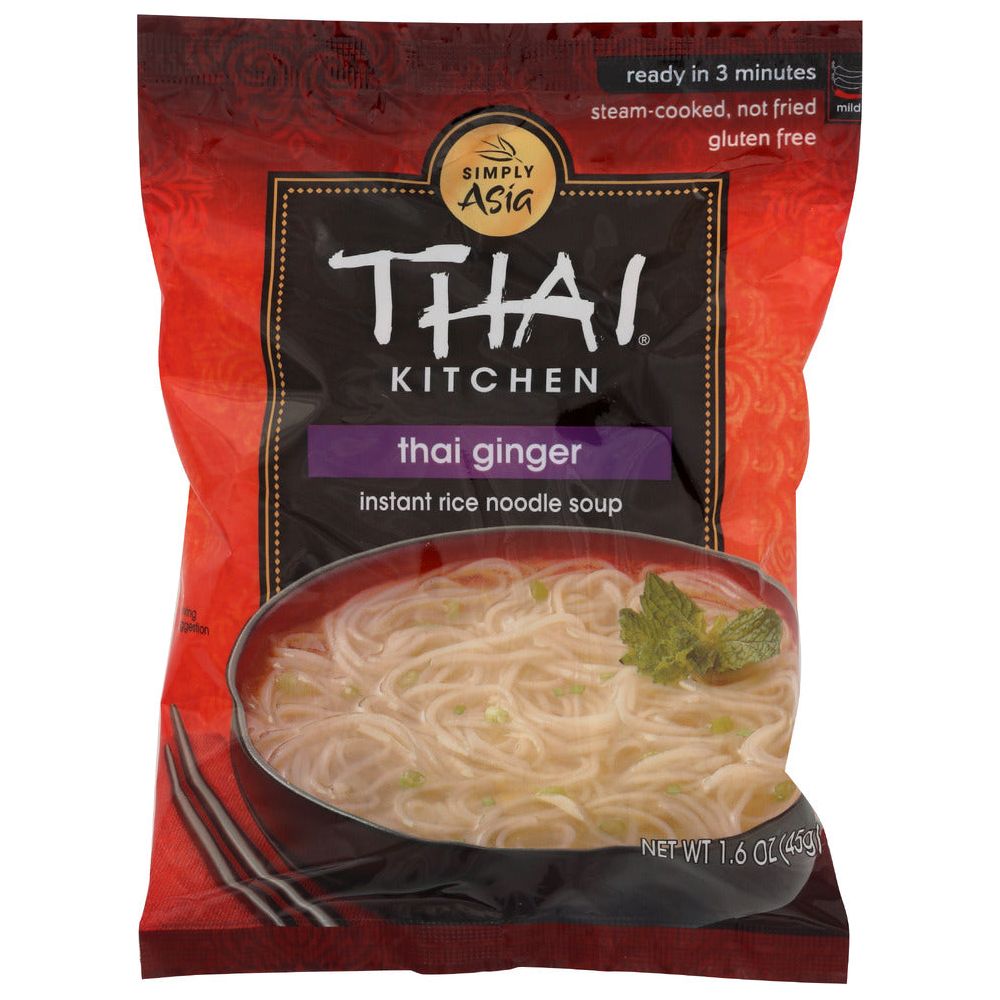 THAI KITCHEN: Instant Rice Noodle Soup Thai Ginger, 1.6 oz
