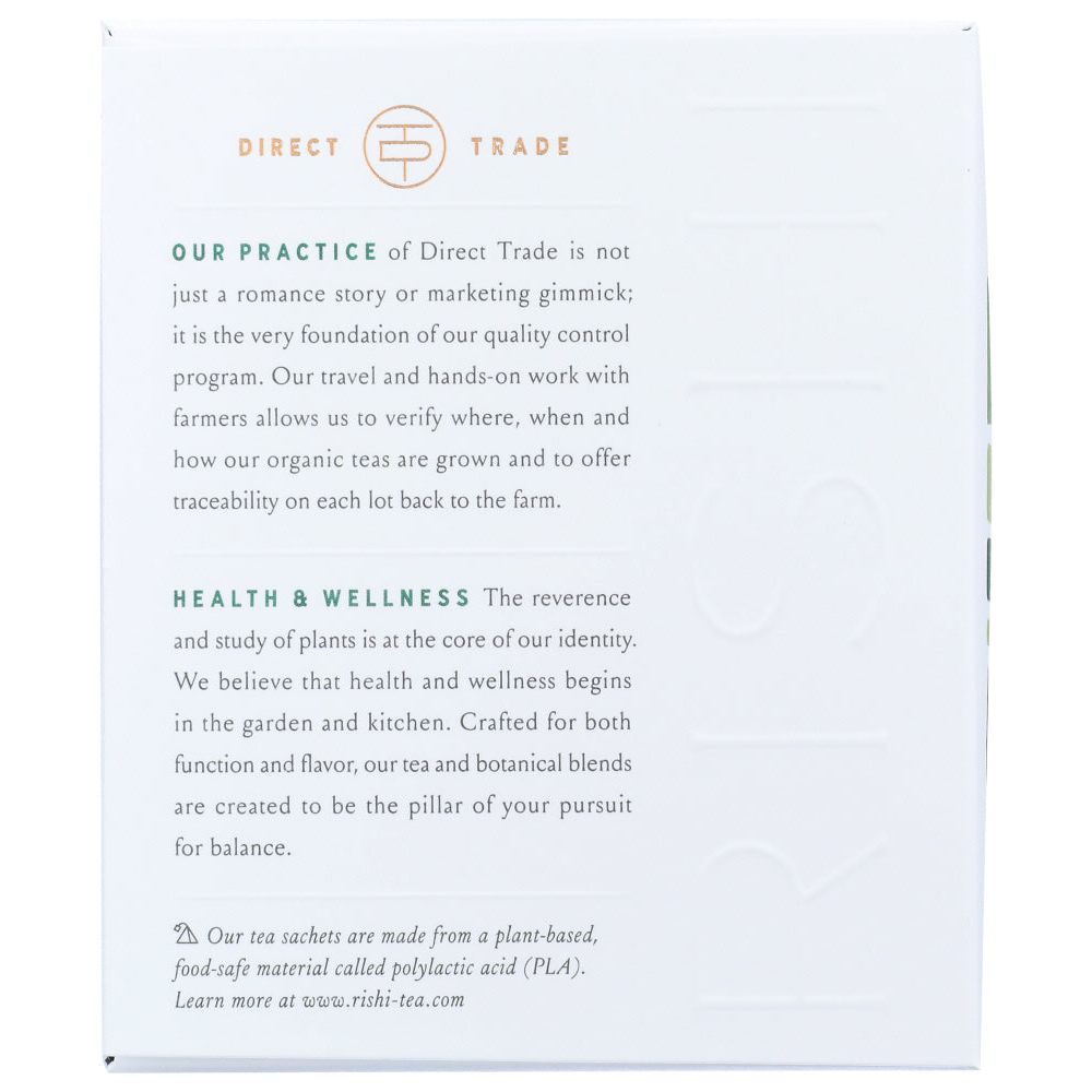 RISHI TEA: Tea Sencha 15Ct, 39 gm